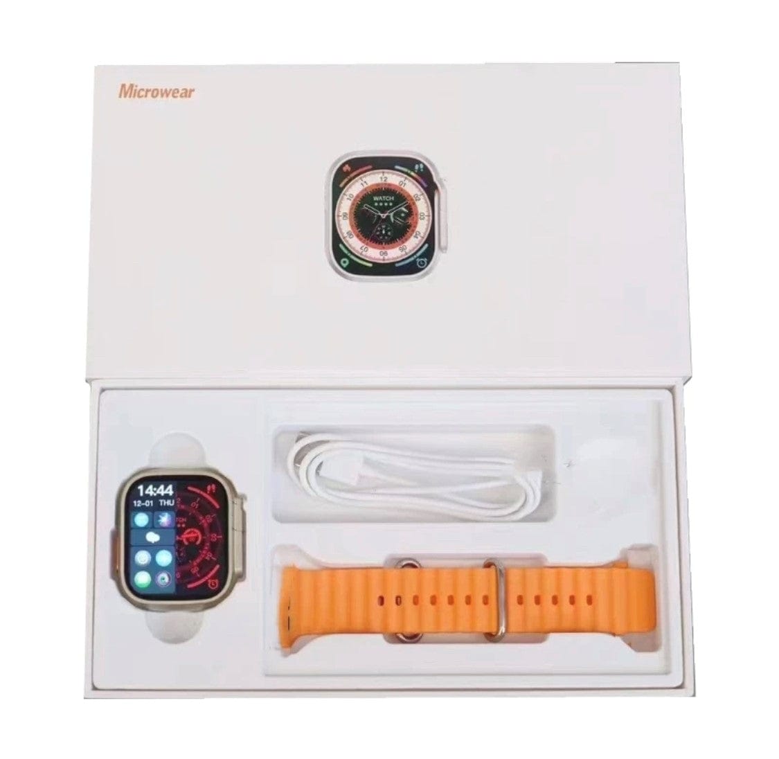 Montre connectée Wearfit BW8 Ultra - Orange - YaYi Business