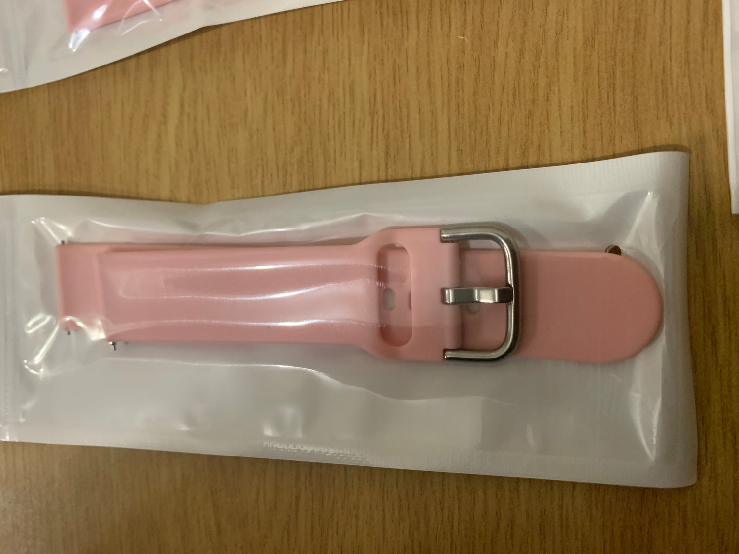 Pink  & Silver Silicone  Soft Strap 2,5CM standad at pin Smart Watch South Africa