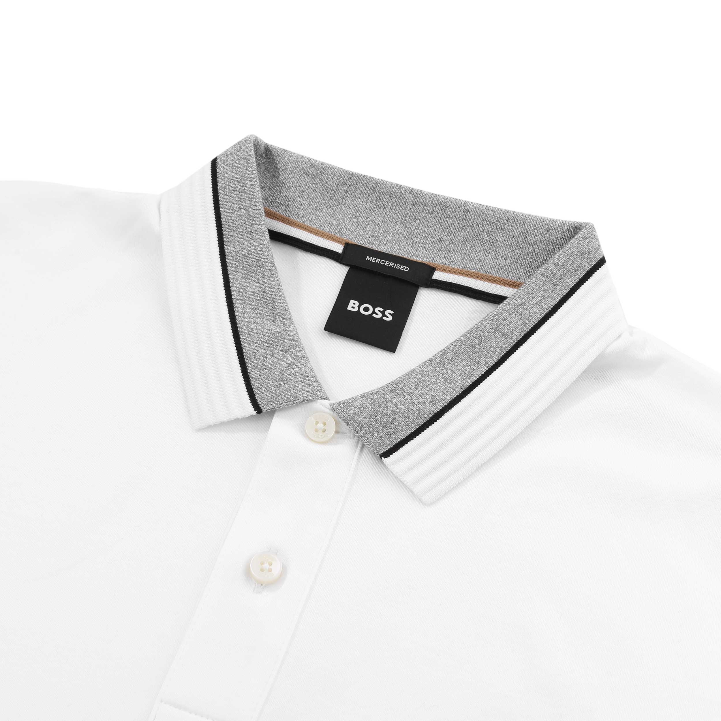 BOSS Parlay 200 Polo Shirt in White