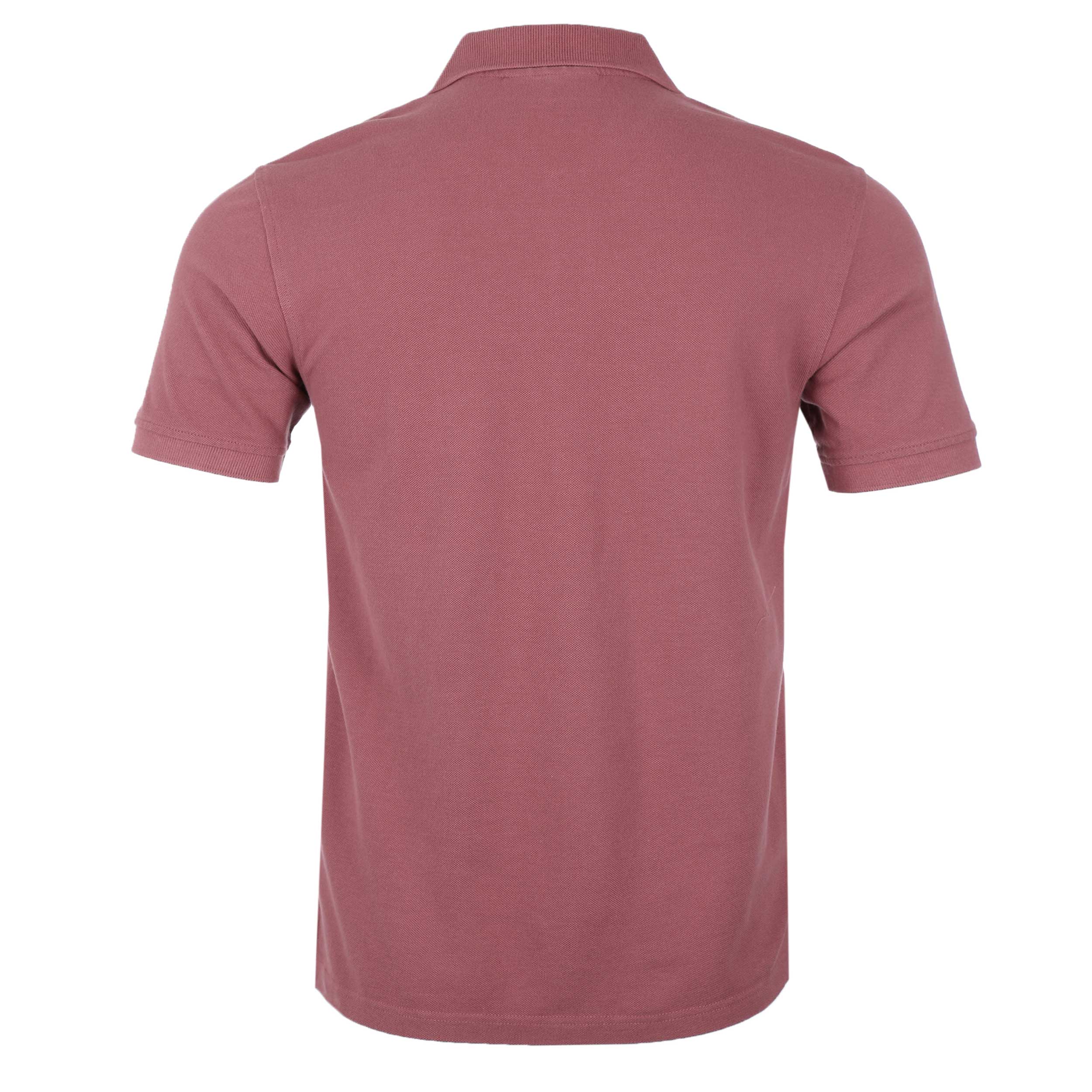 Belstaff Classic Short Sleeve Polo Shirt in Mulberry