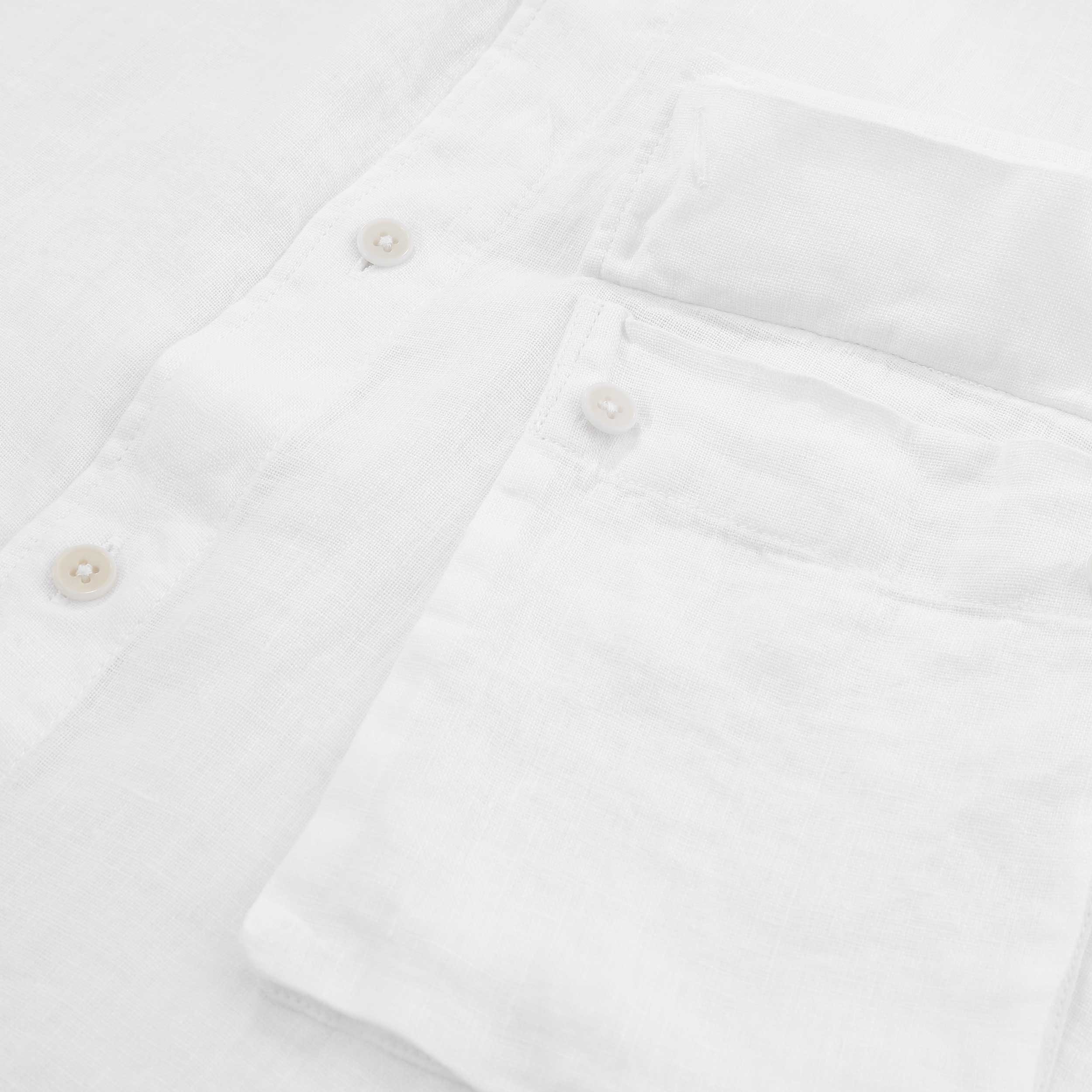 Belstaff Scale Linen Shirt in White