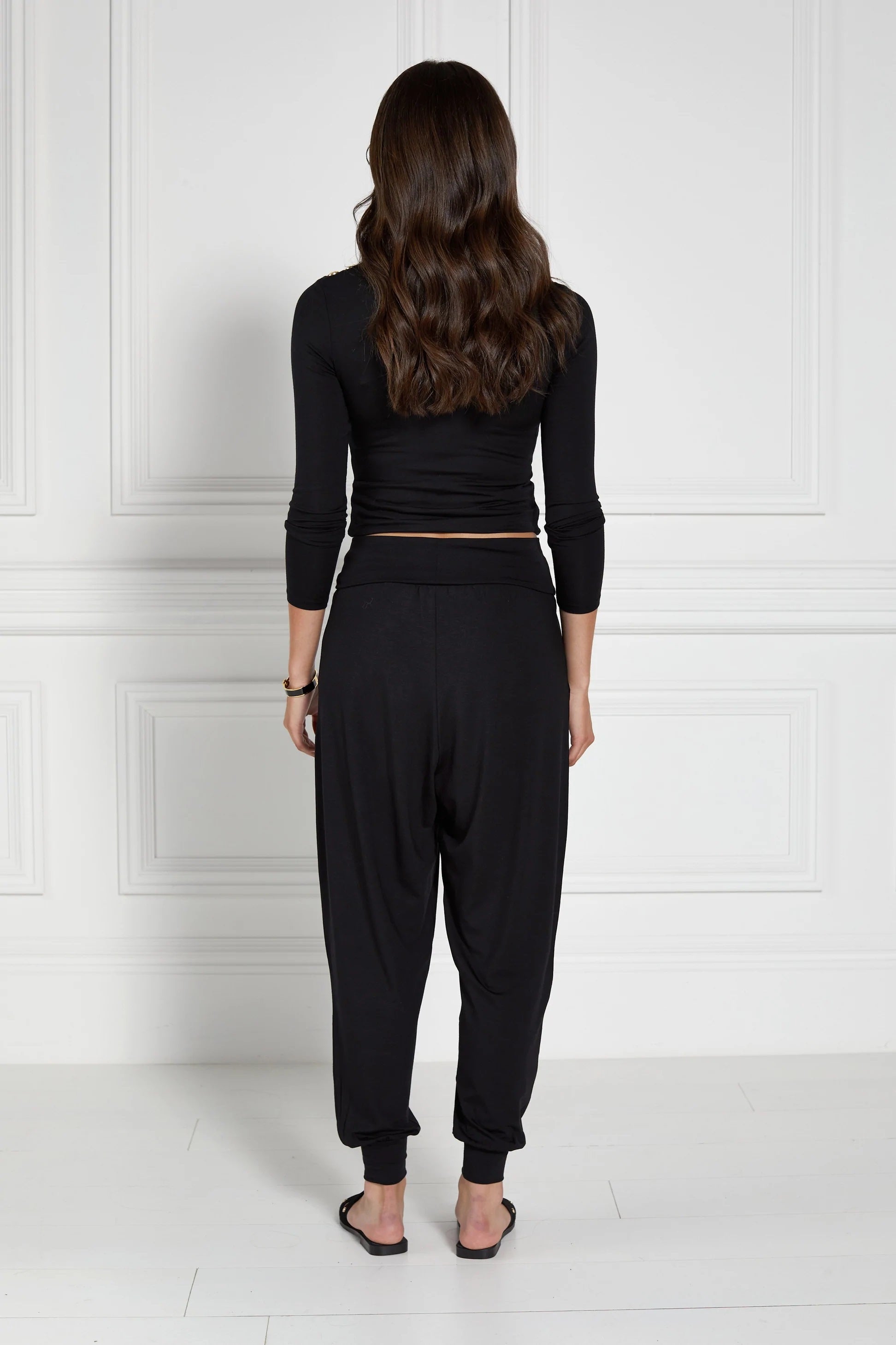 Holland Cooper Harem Pant in Black