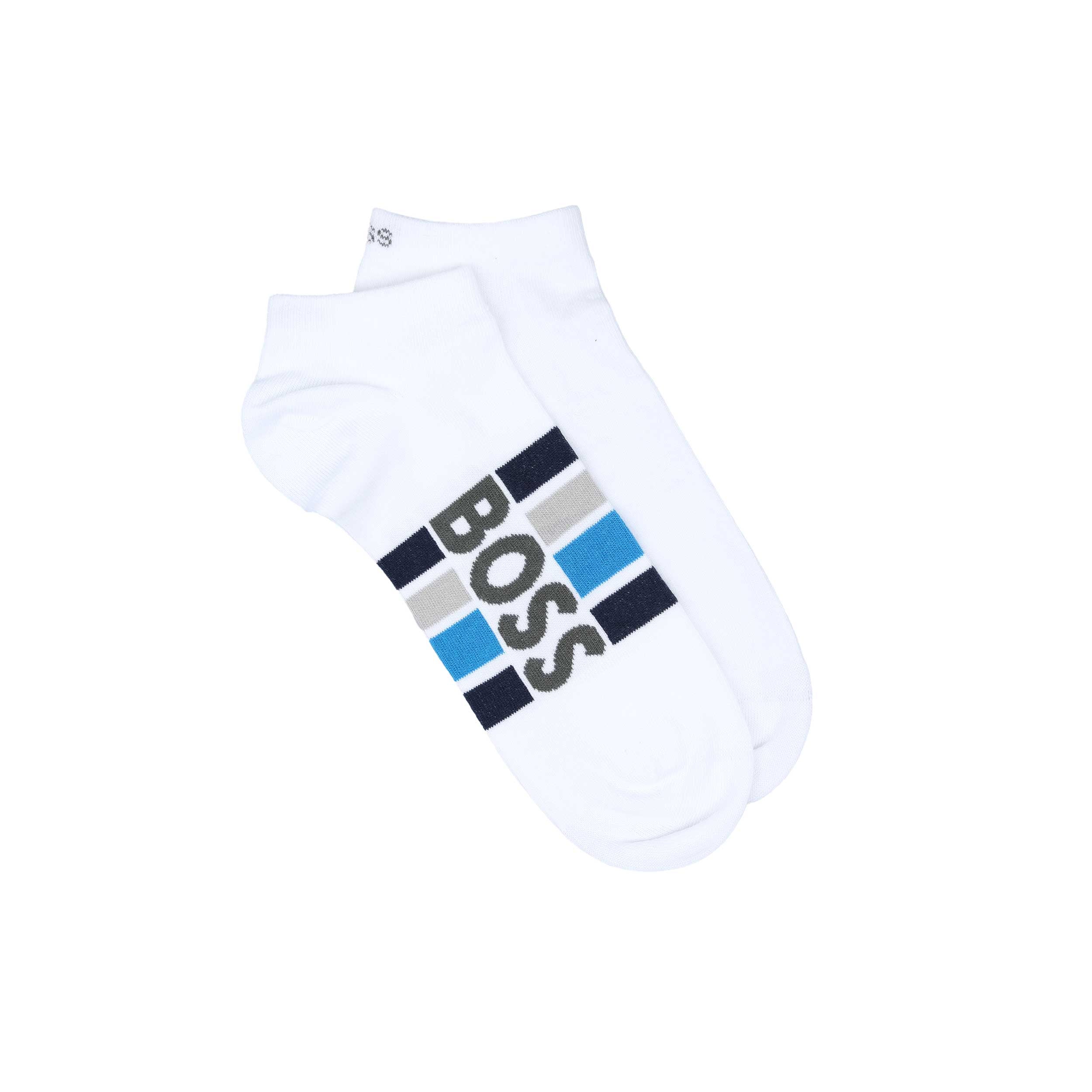 BOSS 2P AS Stripe CC Sock in White