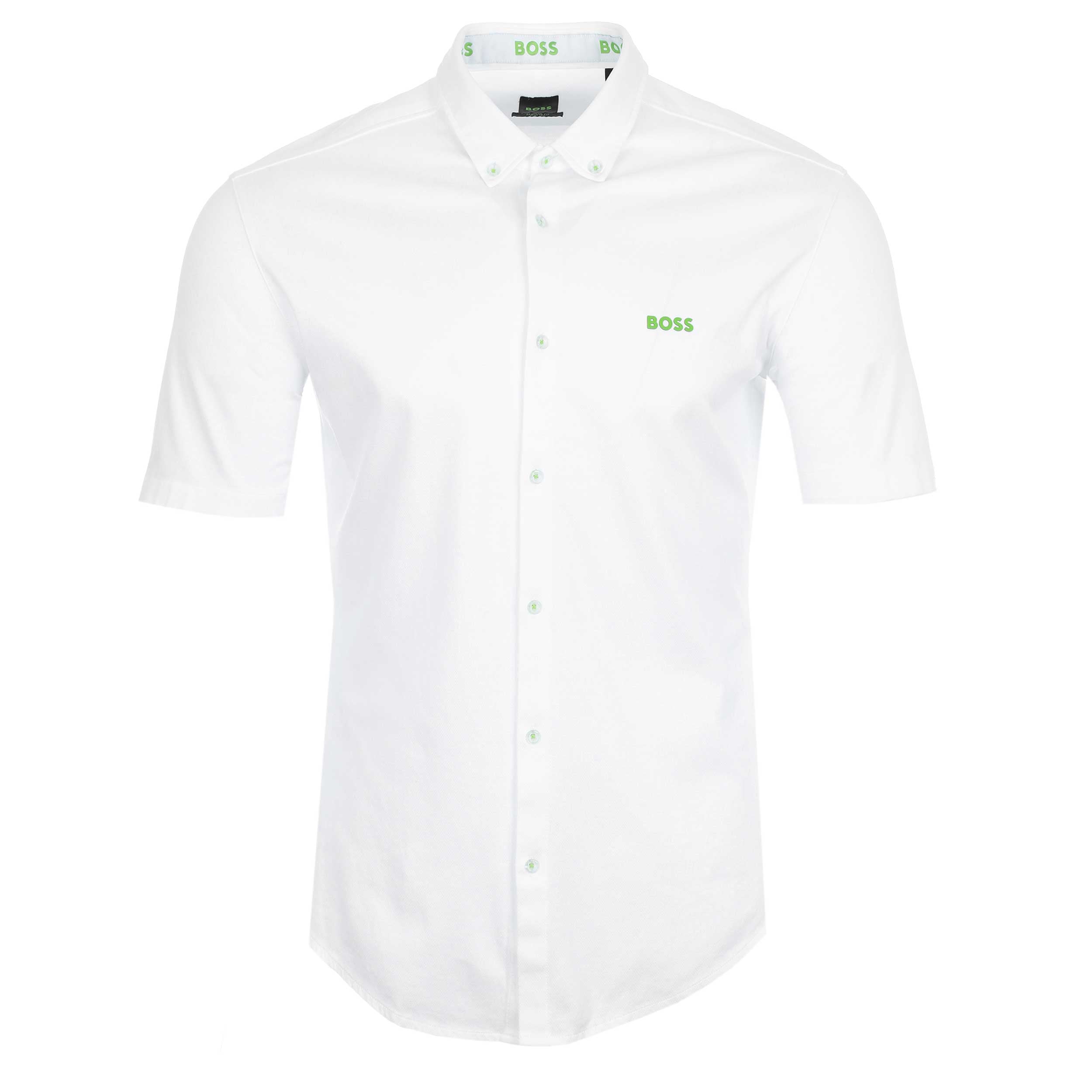 BOSS Biadia_R Short Sleeve Shirt in White