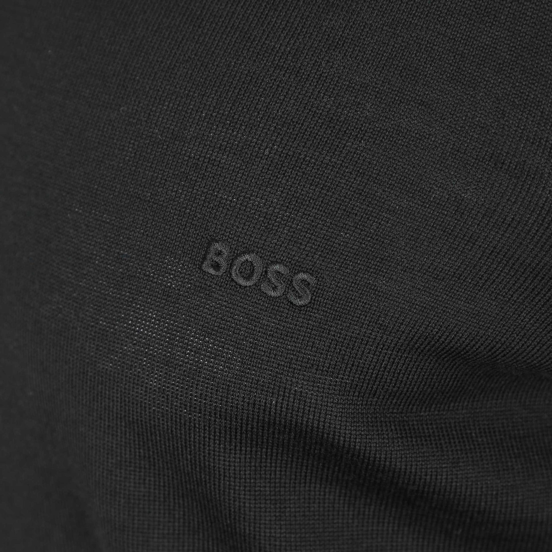 BOSS Botto L Knitwear in Black | BOSS | Norton Barrie