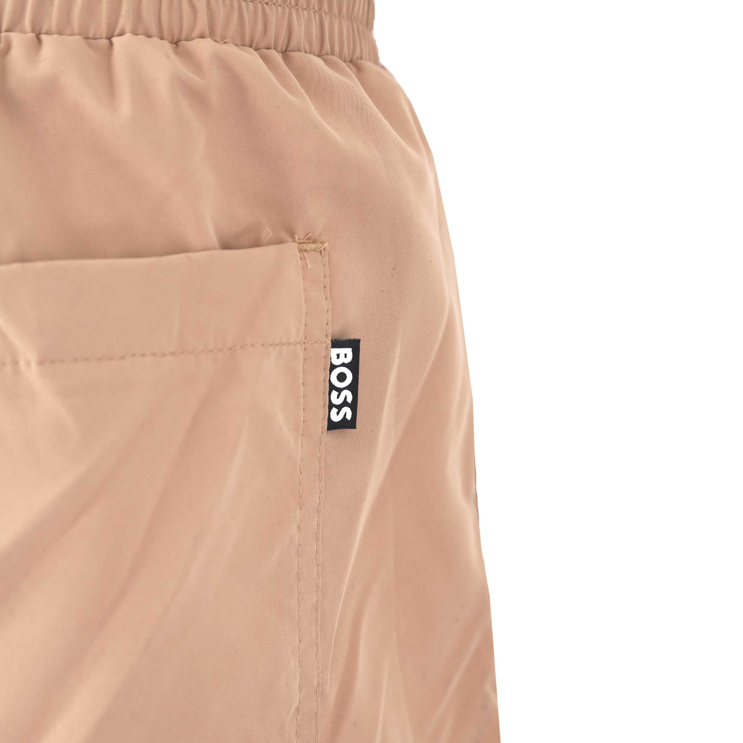 BOSS Dolphin Swim Short in Medium Beige