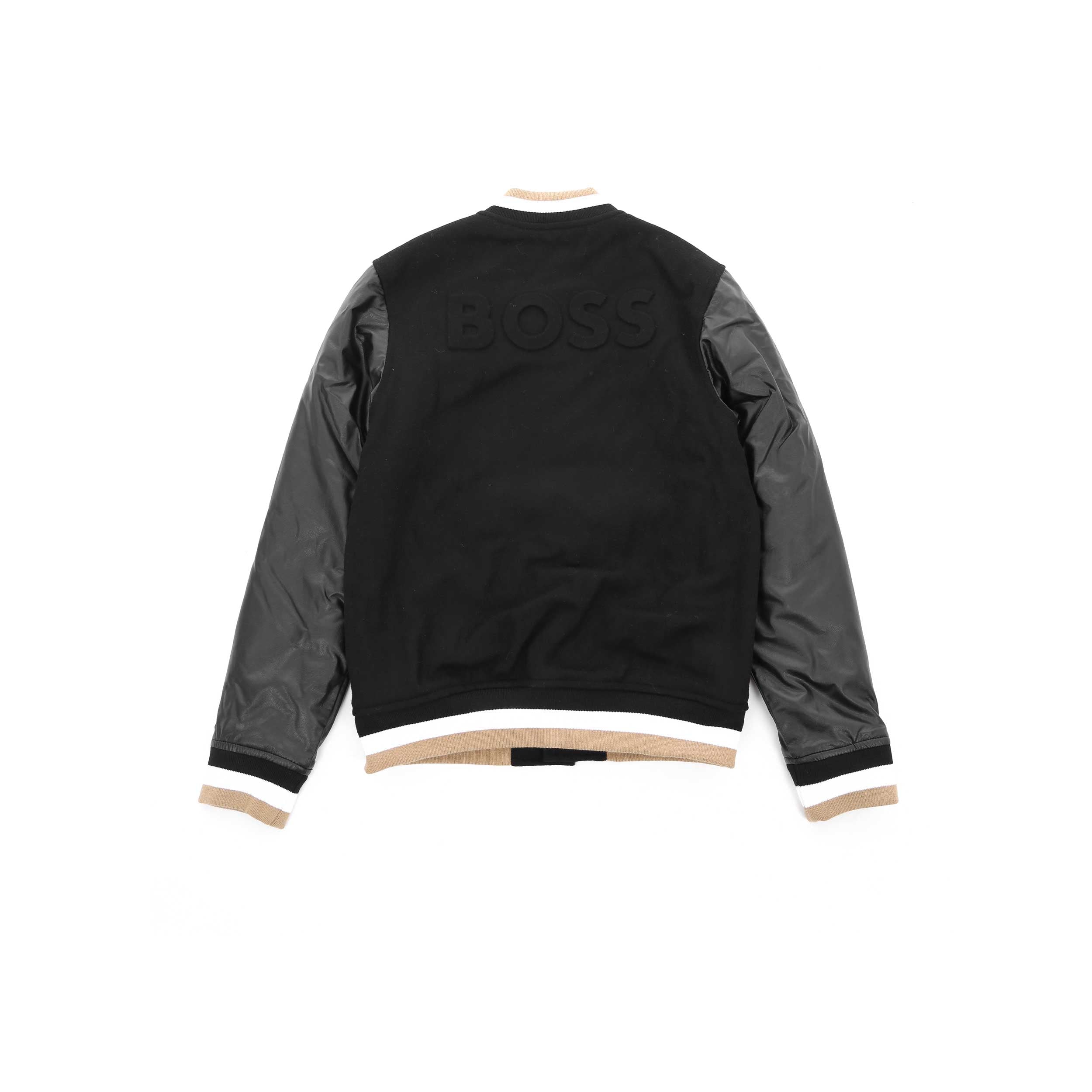 BOSS Kids Bomber Jacket in Black