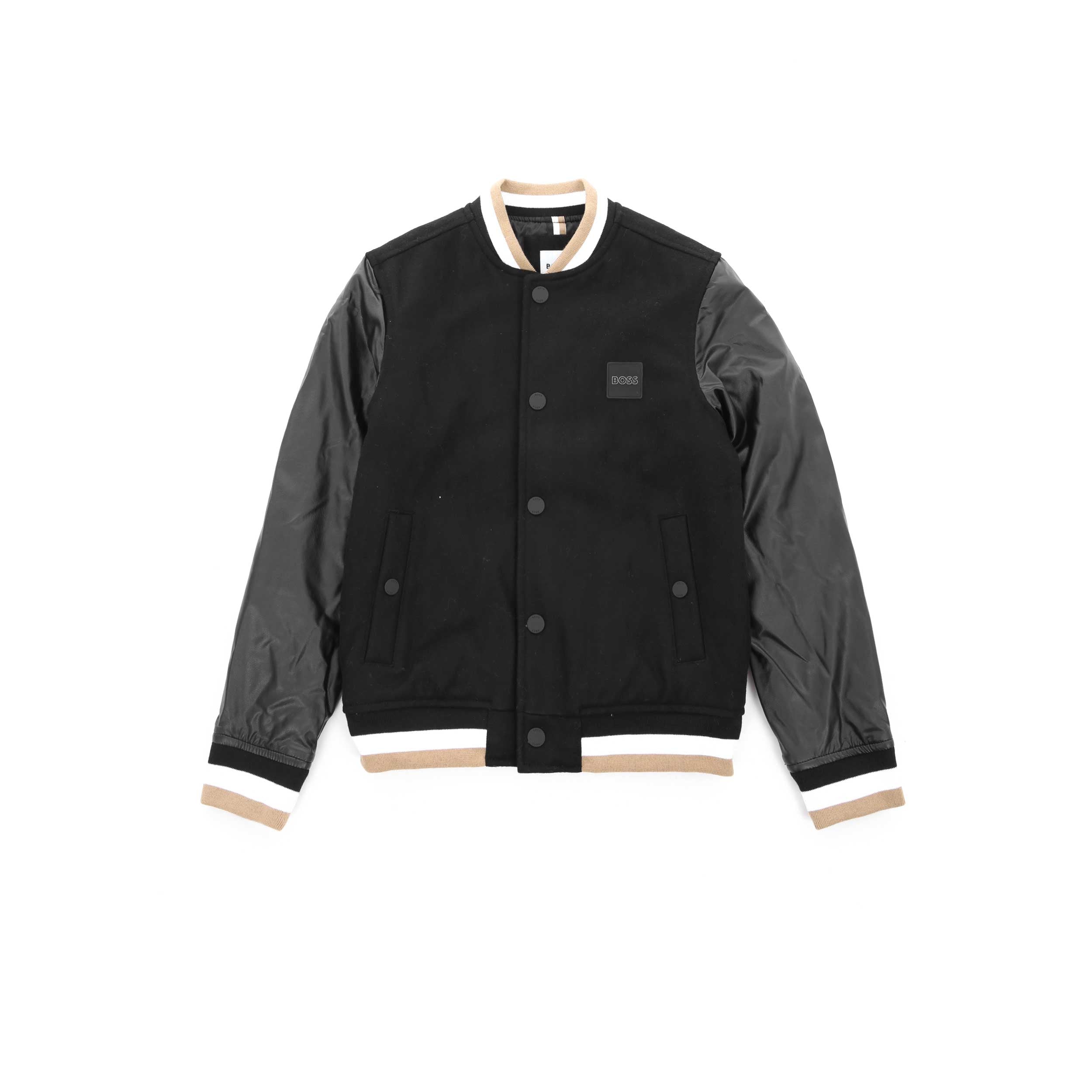 BOSS Kids Bomber Jacket in Black