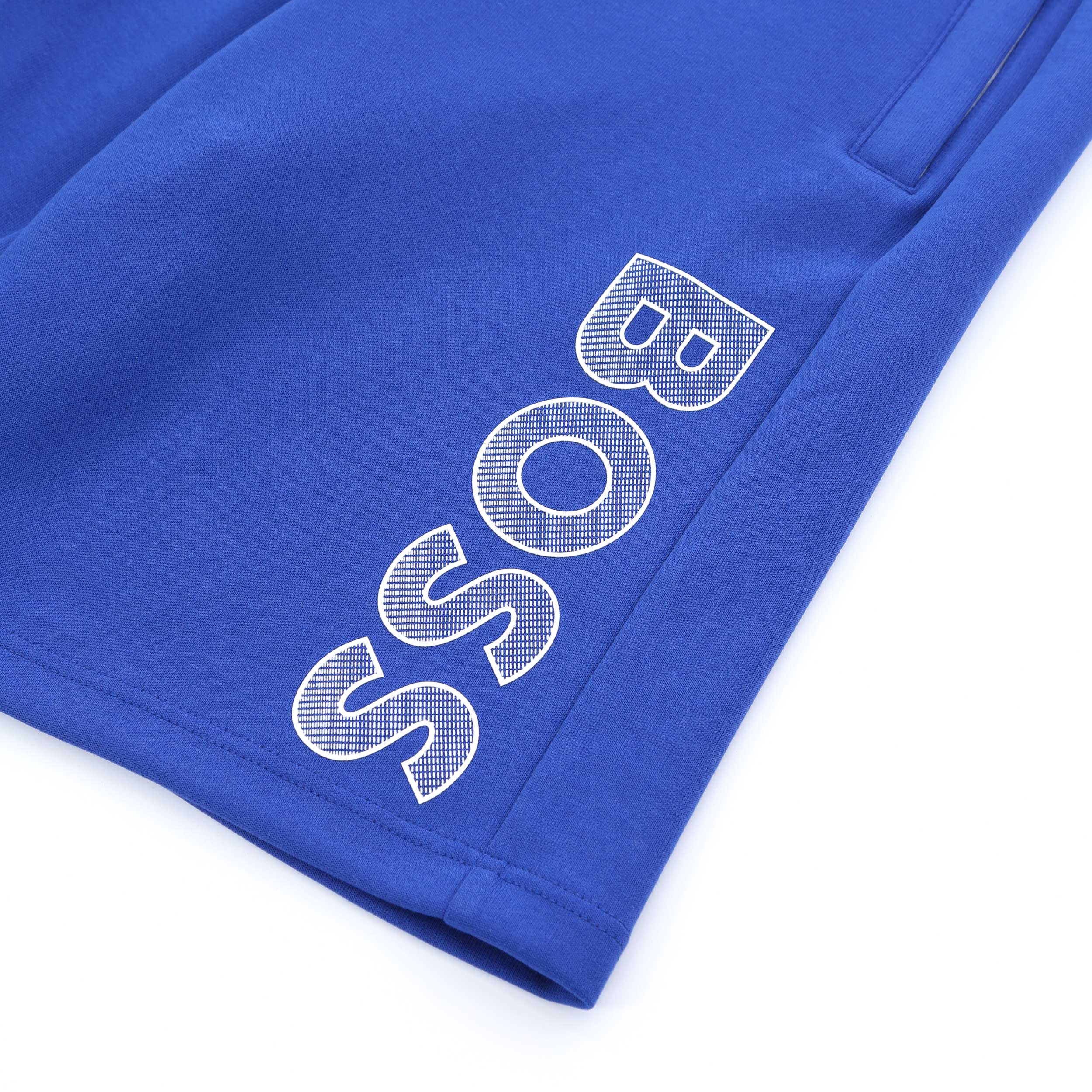 BOSS Kids Ombrey Sweat Short in Splash Blue