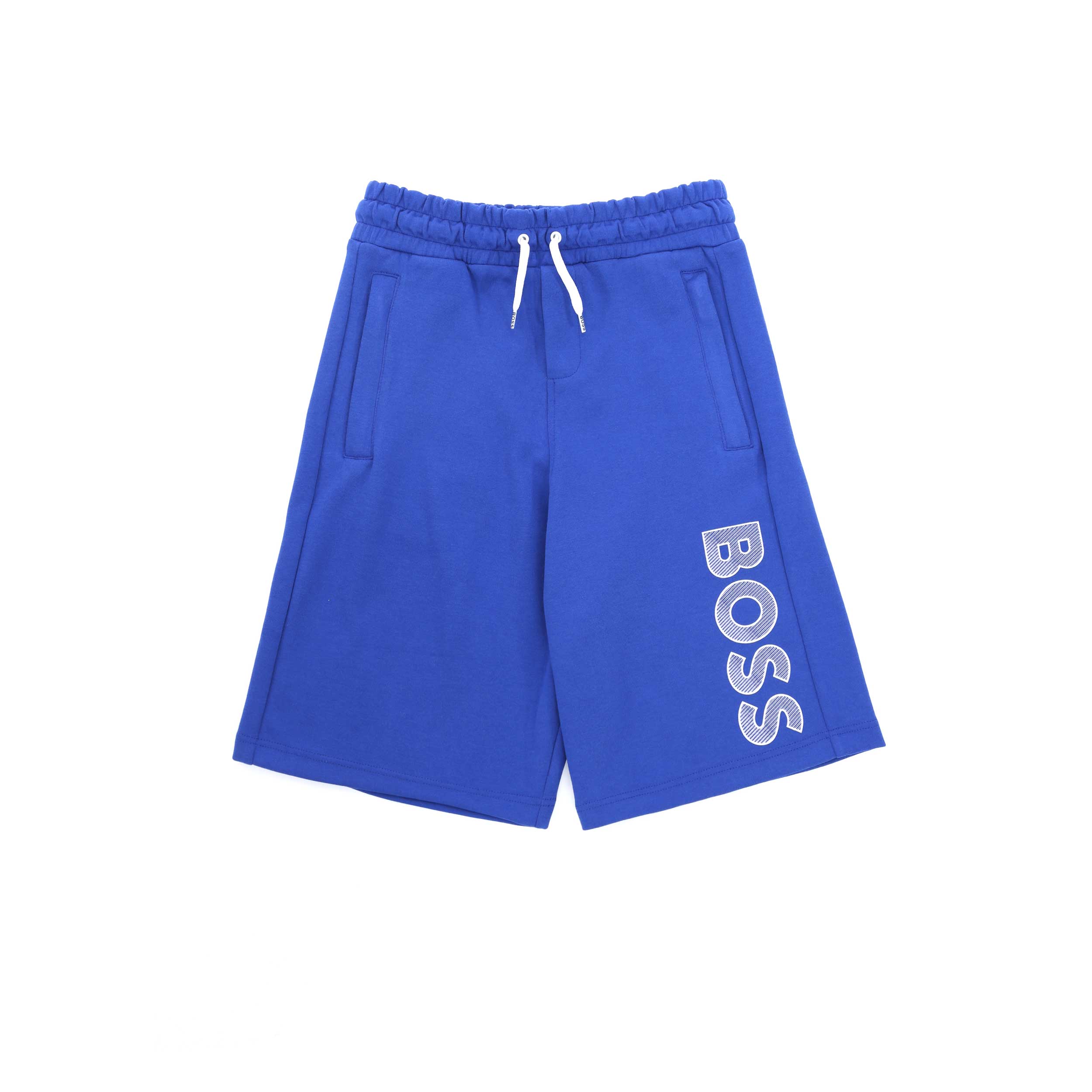 BOSS Kids Ombrey Sweat Short in Splash Blue