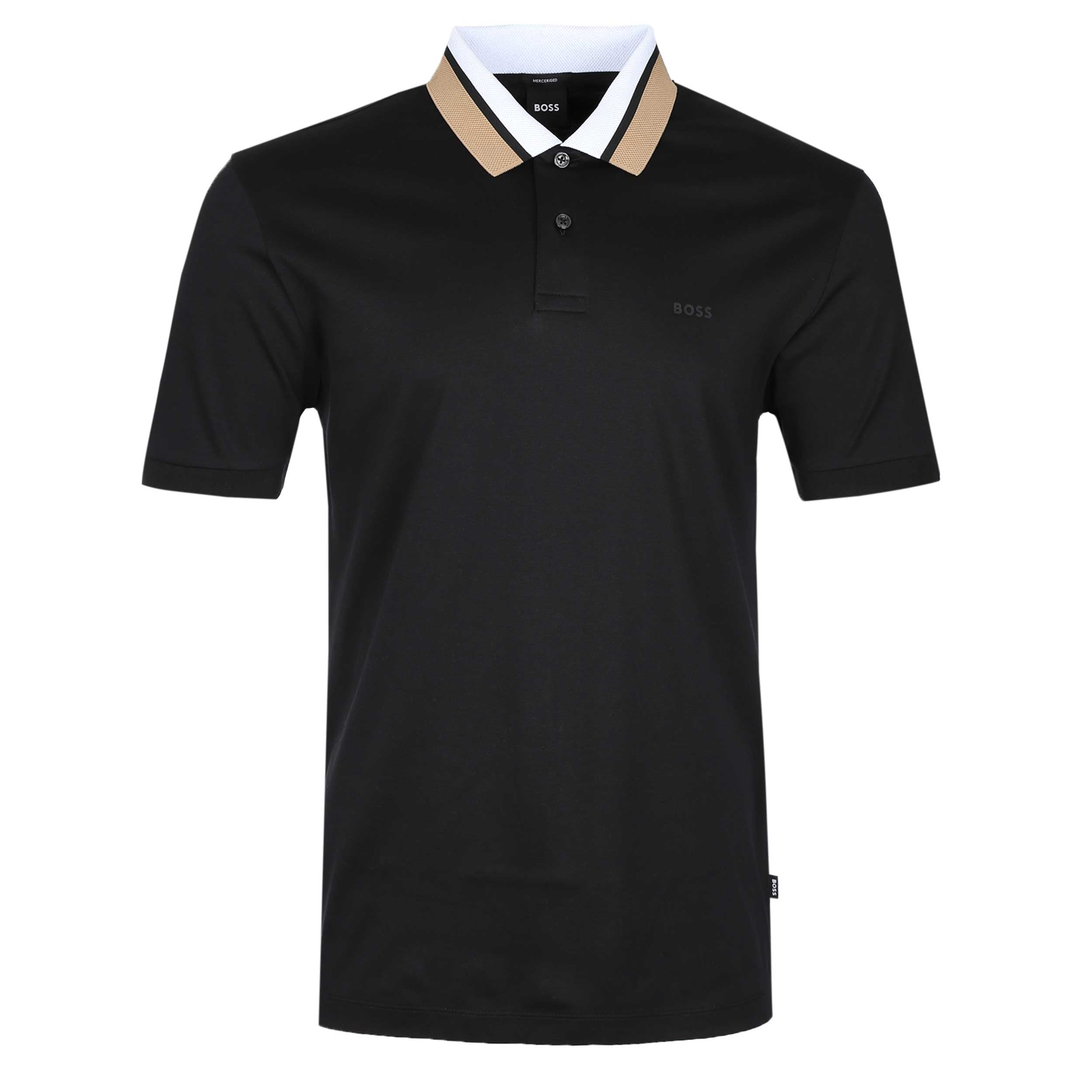 BOSS Parlay 173 Polo Shirt in Black