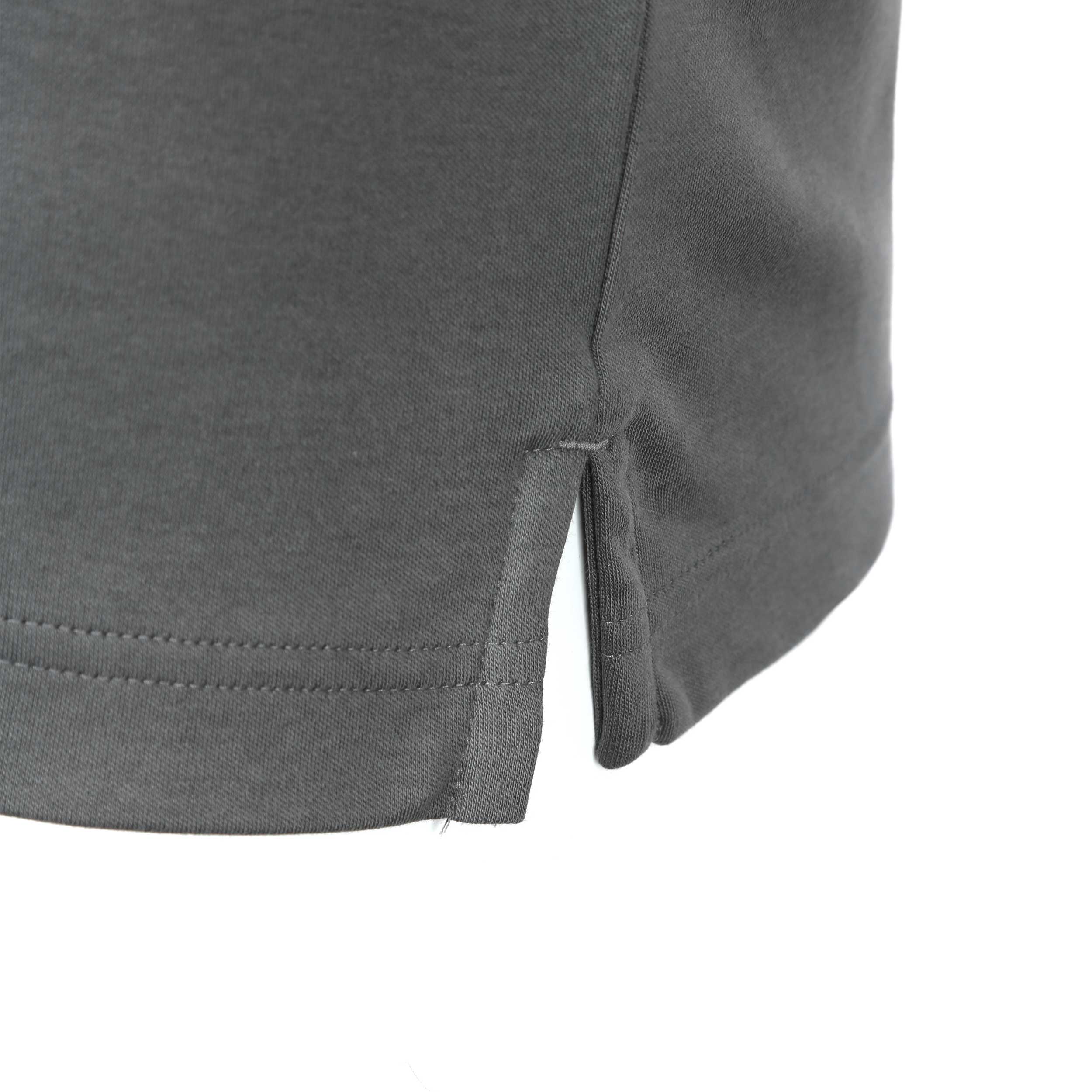 BOSS Pirol Long Sleeve Polo Shirt in Dark Grey