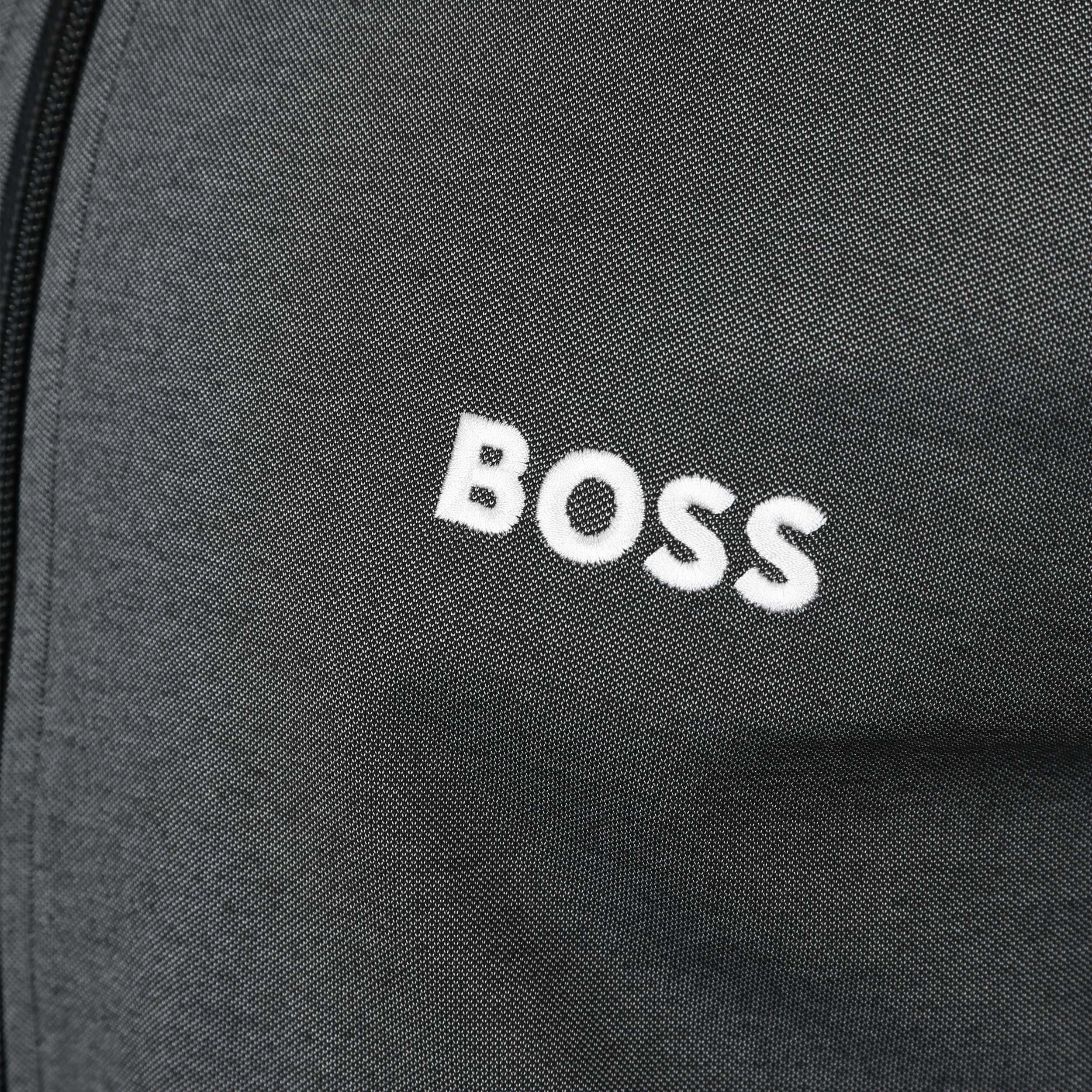 BOSS Tracksuit Jacket Sweat Top in Black