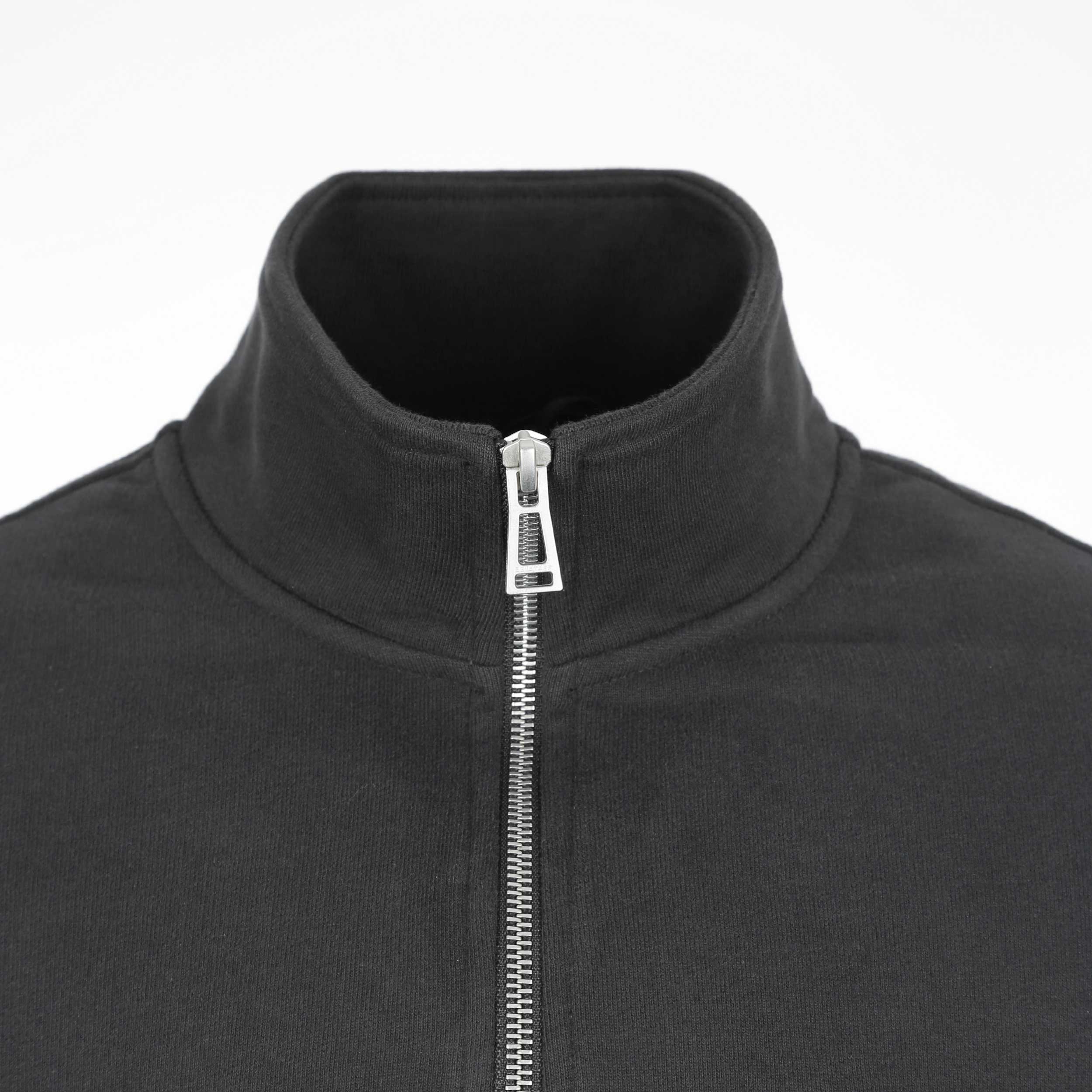 Belstaff Quarter Zip Sweat Top in Black