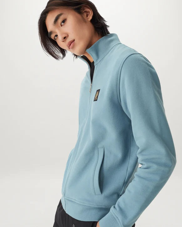 Belstaff Full Zip Sweat Top in Arctic Blue