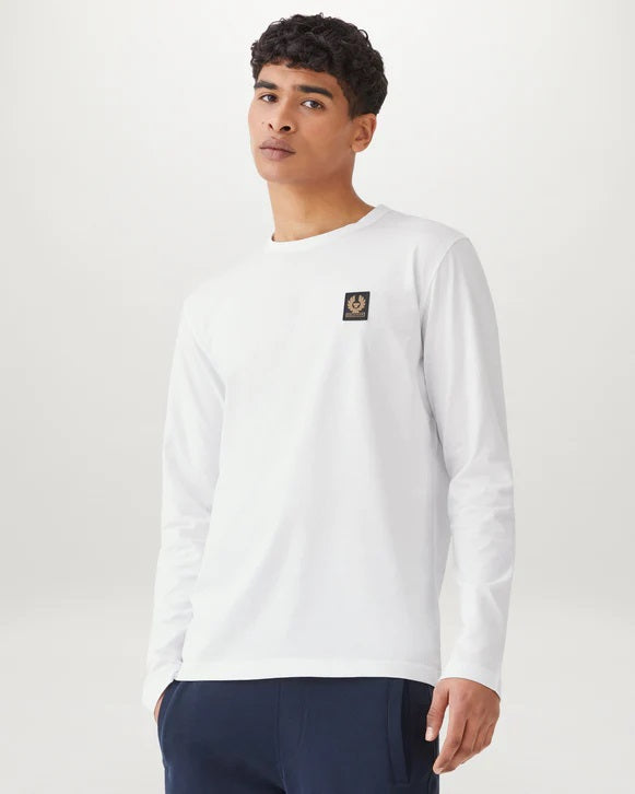 Belstaff Long Sleeve T Shirt in White