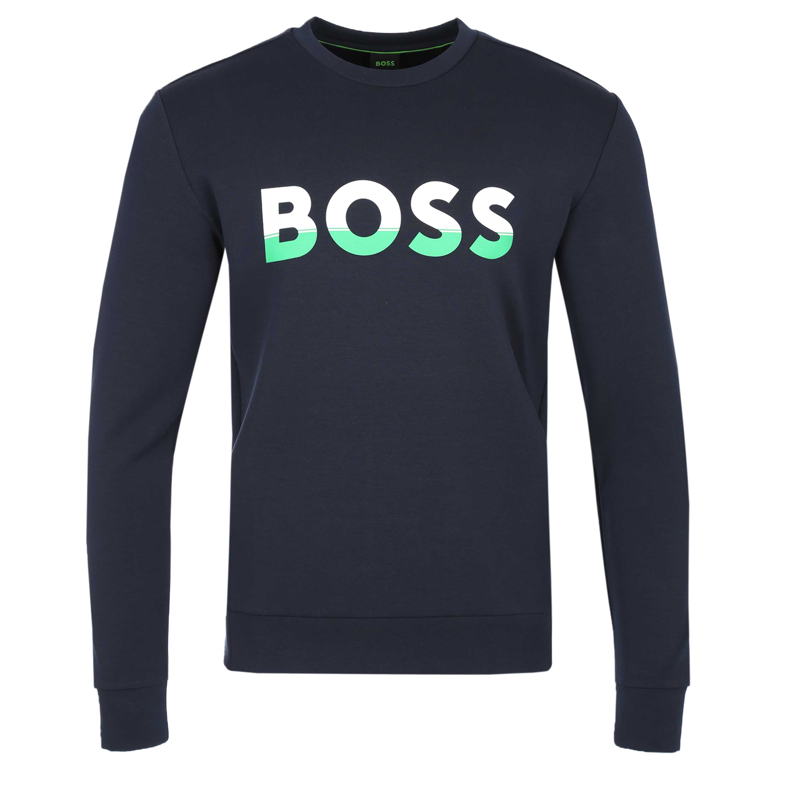 BOSS Salbo 1 Sweat Top in Navy