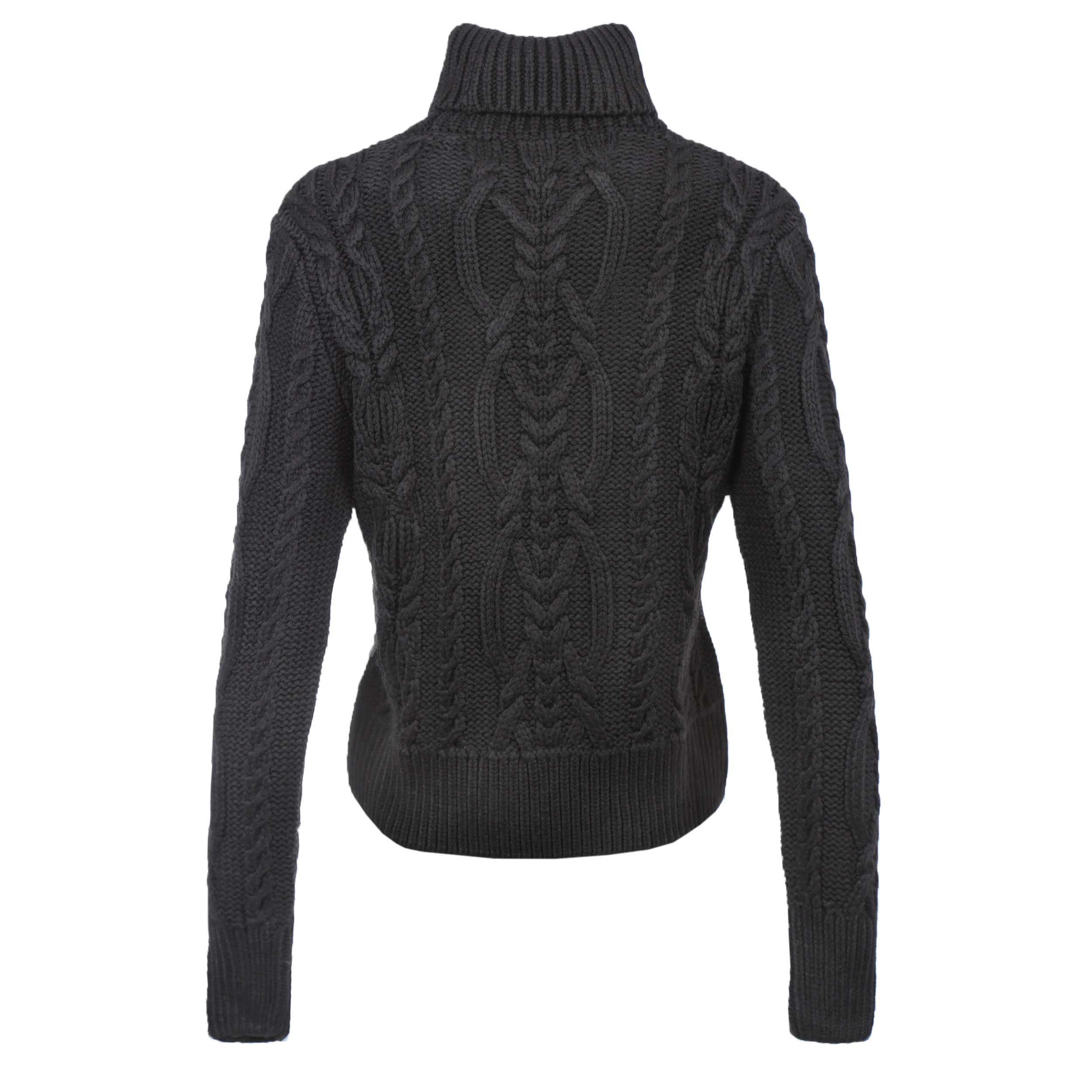 Holland Cooper Belgravia Cable Knitwear in Black