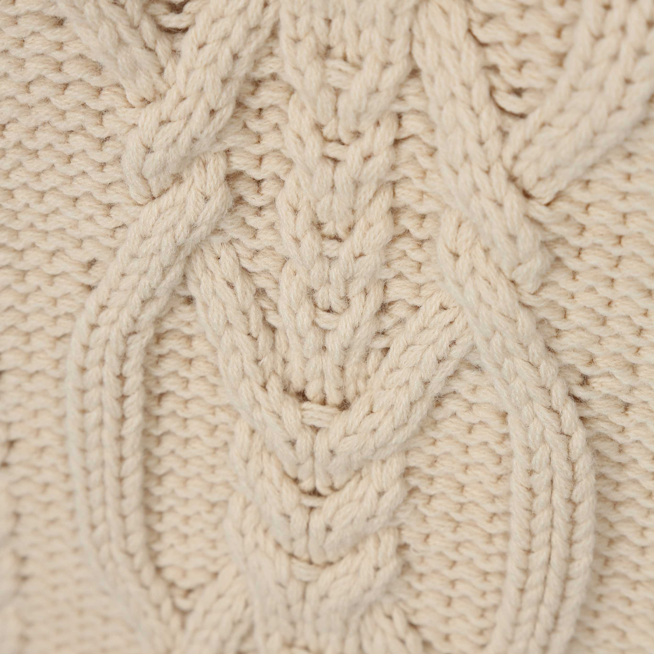 Holland Cooper Belgravia Cable Knitwear in Oatmeal