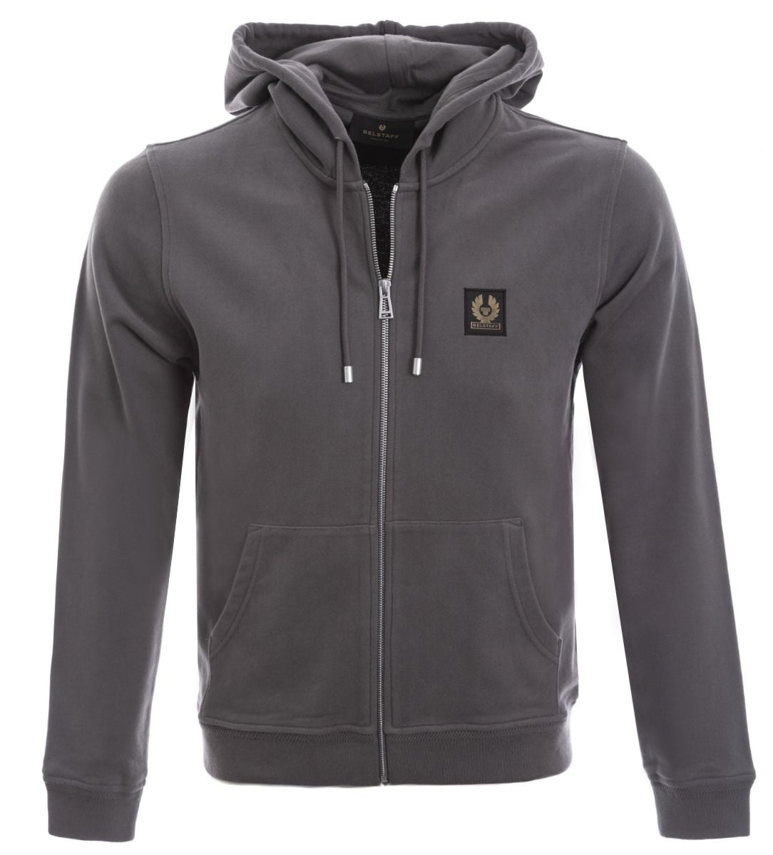 Belstaff Hoodie Sweat Top in Granite Grey