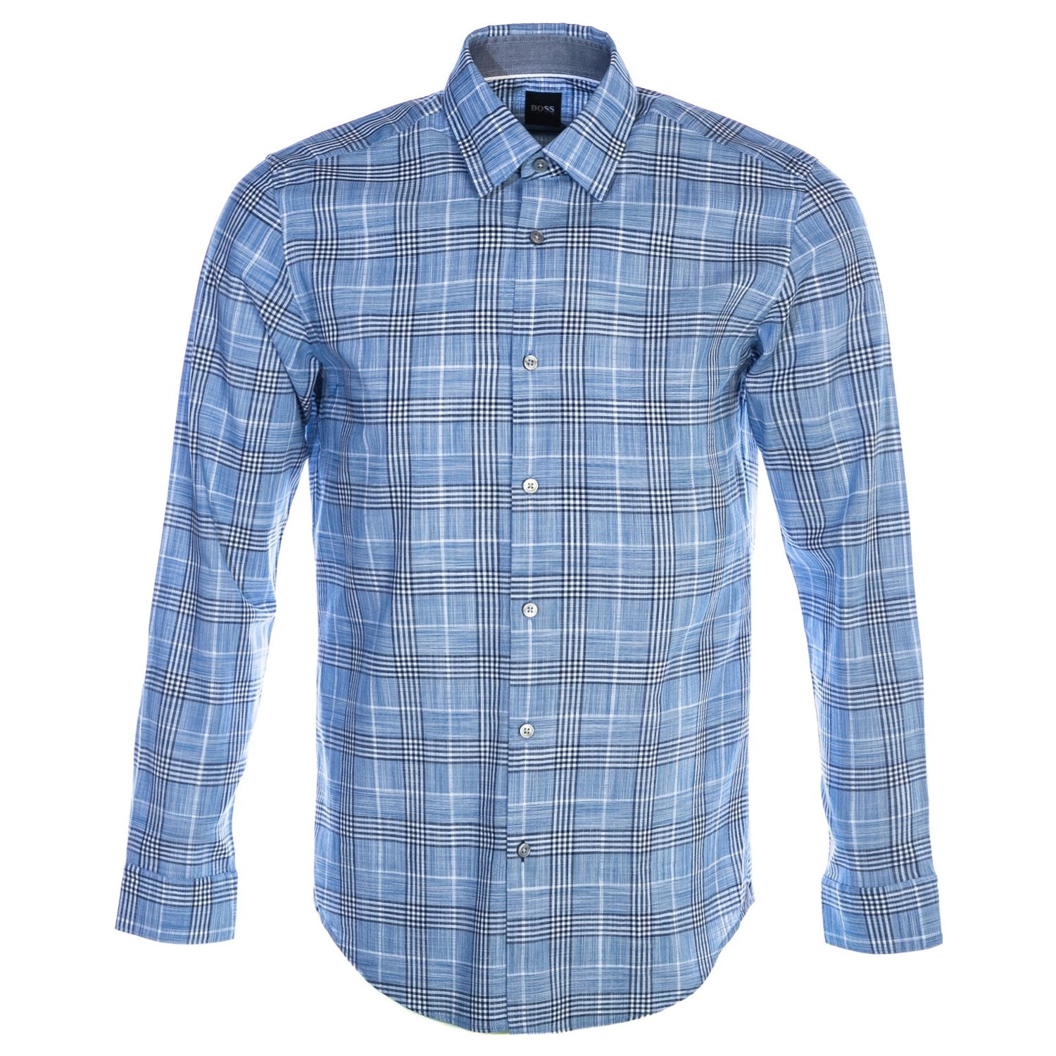 BOSS Lukas_53F Shirt in Blue Check