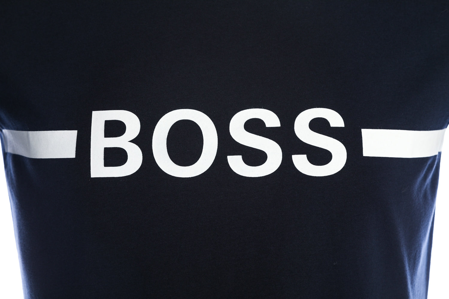 BOSS RN Slim Fit T Shirt in Navy