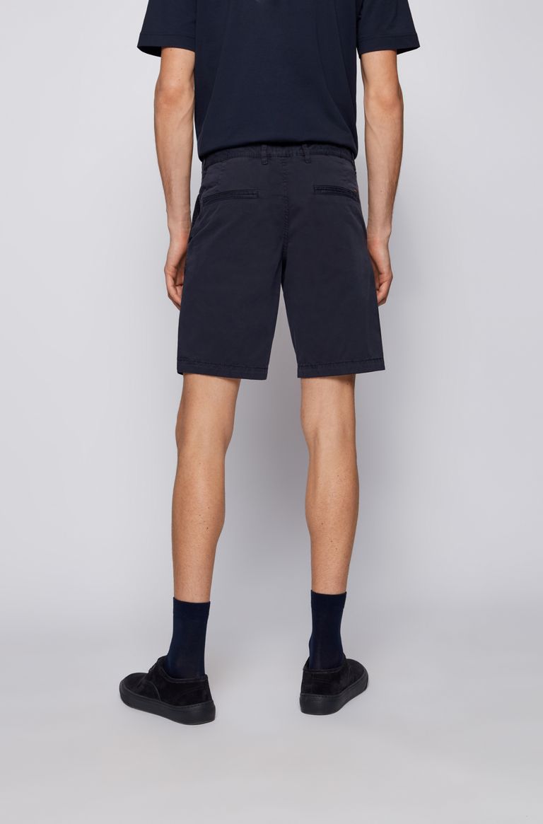 BOSS Schino-Slim-Shorts 2 Short in Navy