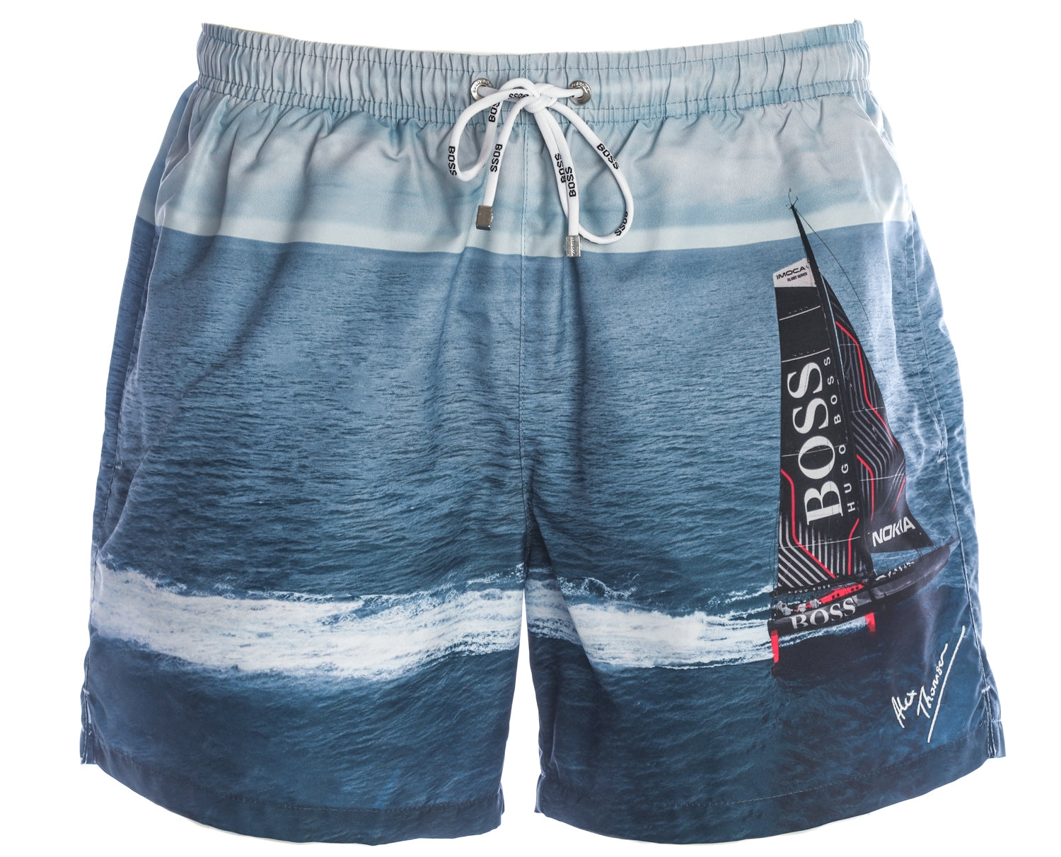 BOSS Springfish Swim Short in Blue