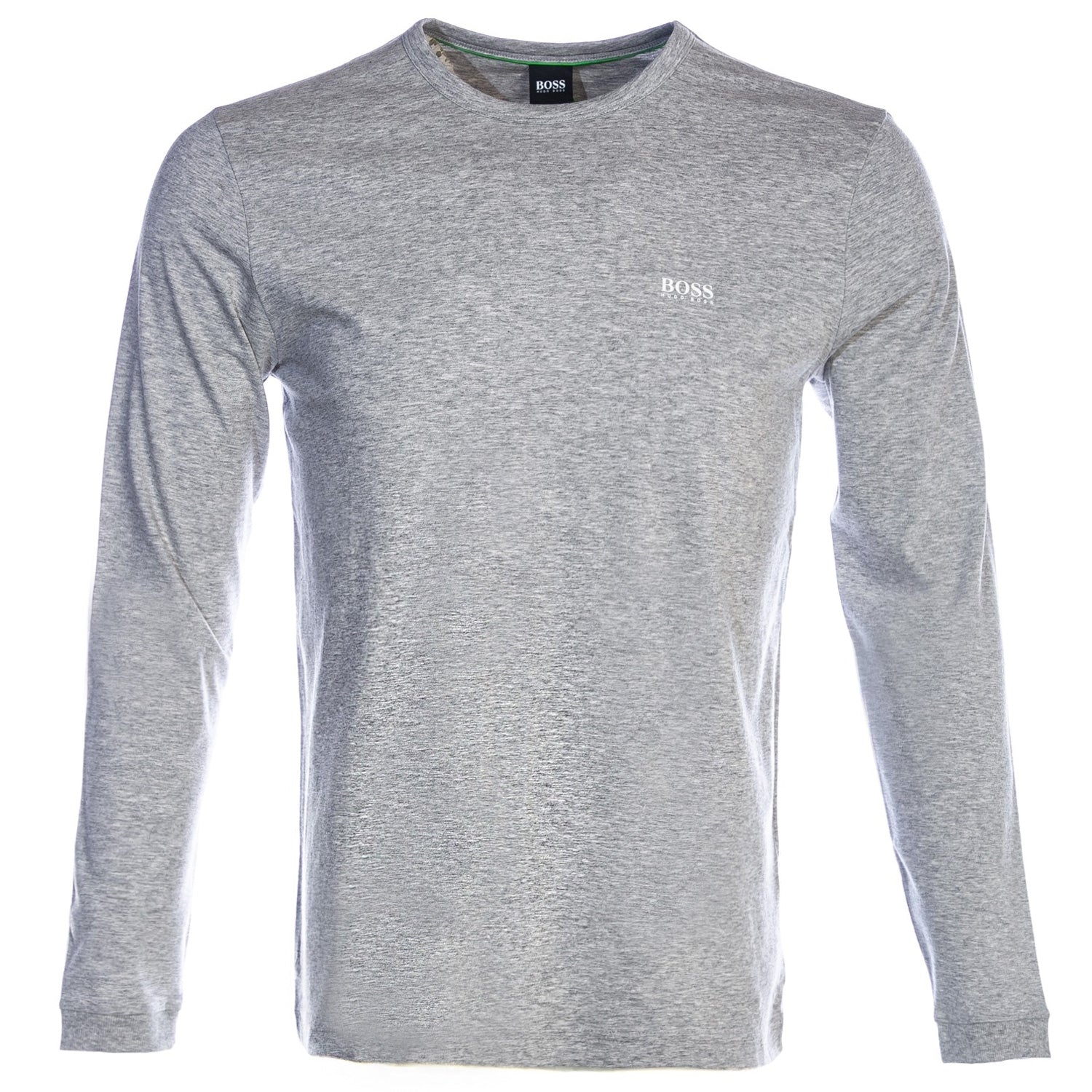 BOSS Togn Long Sleeve T Shirt in Light Grey