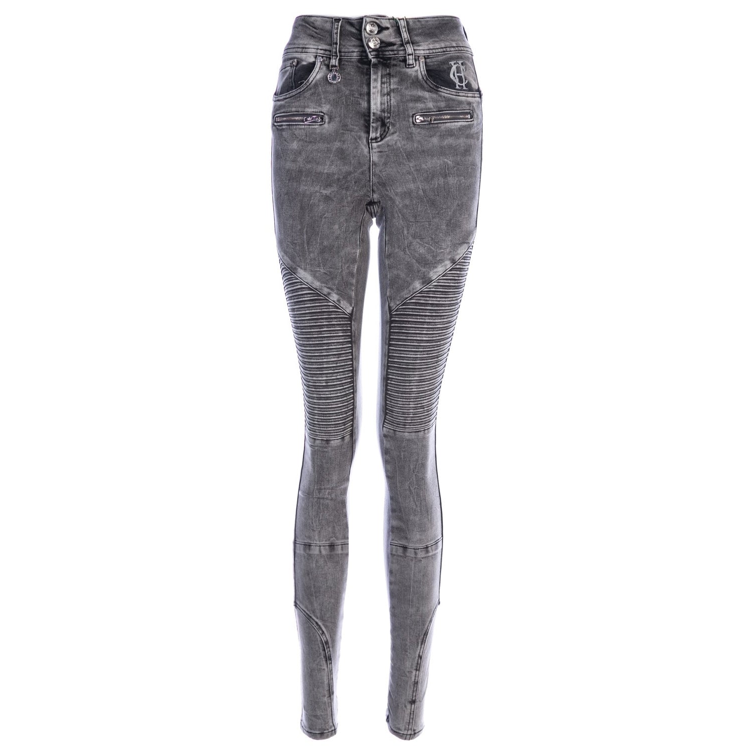 Holland Cooper Biker Ladies Jean in Ash Grey