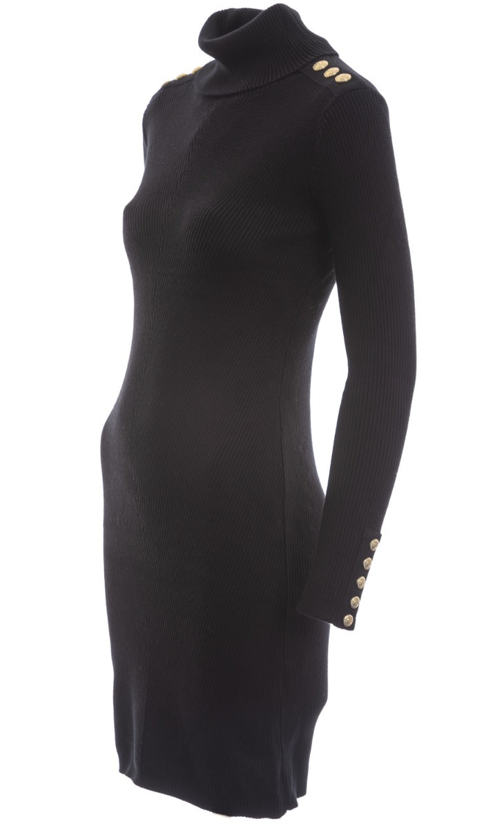 Holland Cooper Kensington Jumper Dress in Black