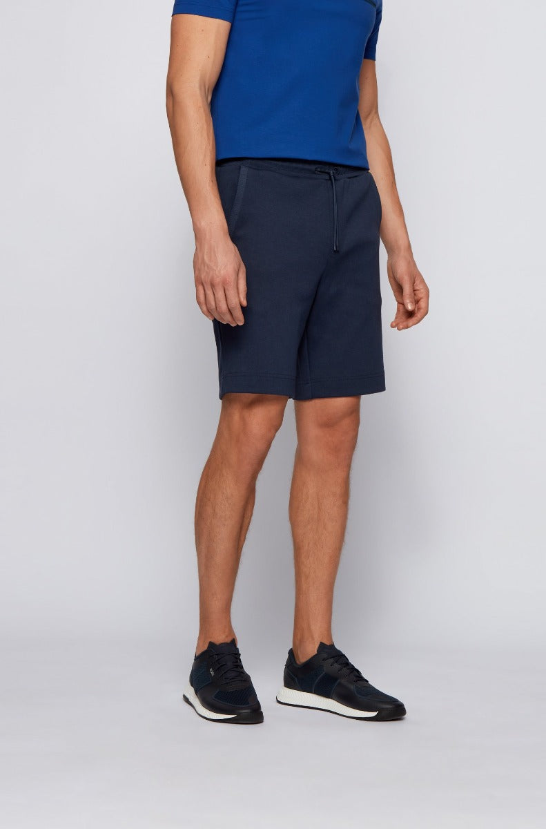 BOSS Headlo Sweat Short in Navy