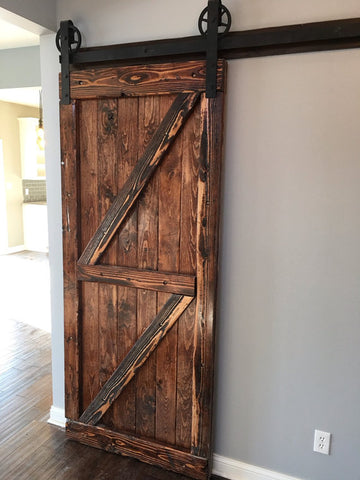 Classic Vintage Sliding Barn Door hardware Chicago Makers Studio