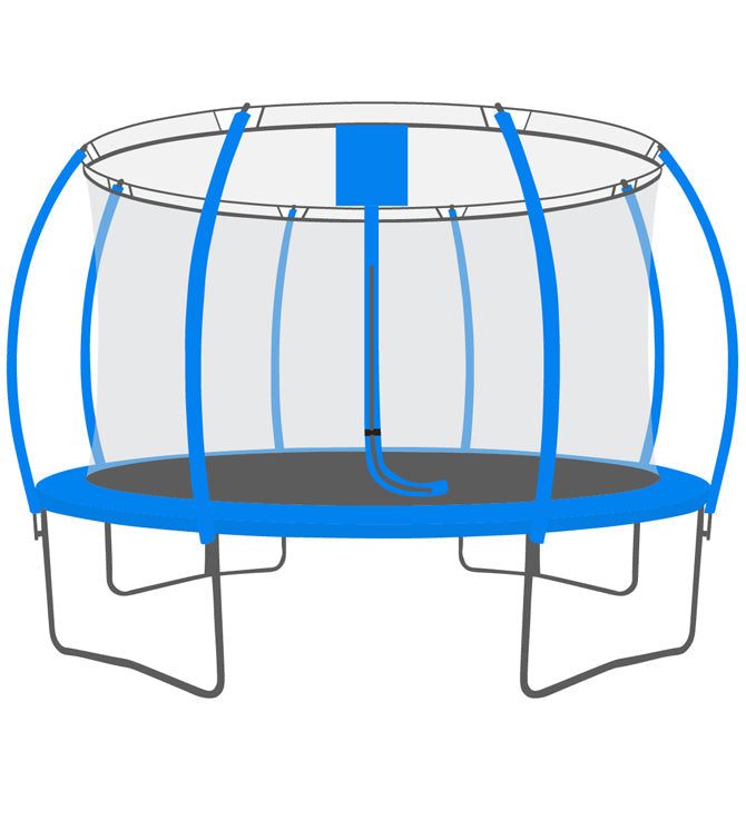 Moxie™ Pumpkin-Shaped Outdoor Trampoline