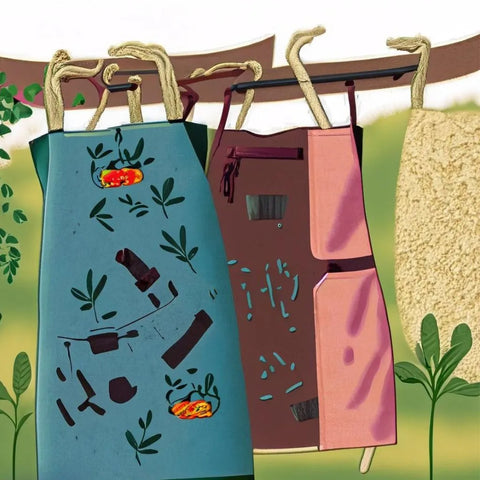 What are Gardening Aprons Made Of?