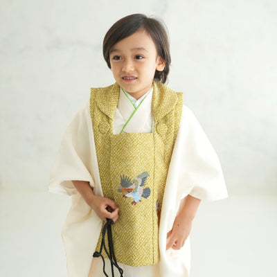 新品　utatane 七五三 3歳　男の子　かぷり　着物　被布