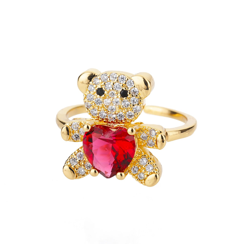 Teddy Bear Ring For Women & Girl – BearJewelry