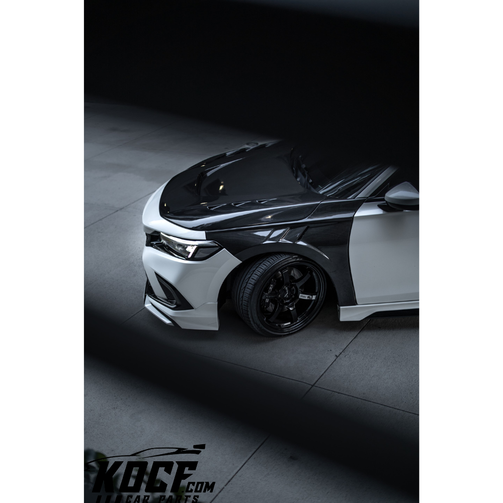 V2 2022-Present 11th Gen Civic CARBON FIBER FRONT FENDERS FOR HONDA CIVIC X 11TH GEN