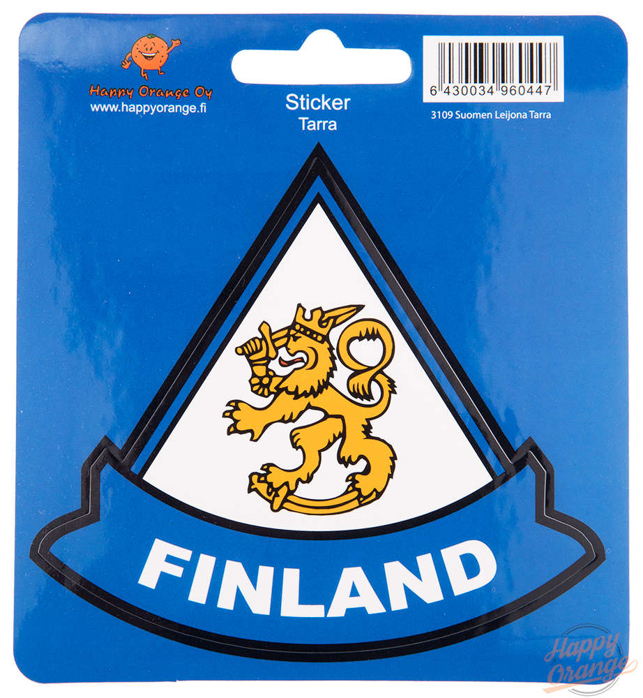 Pöytälippu: Suomen lippu marmorijalustalla 14x23 – 