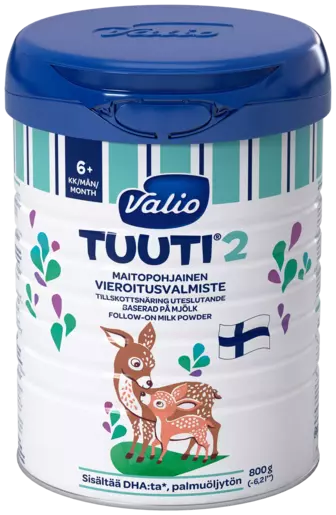 Valio Tuuti® 2 maitopohjainen vieroitusvalmistejauhe 800 g - Suomikauppa.fi product image