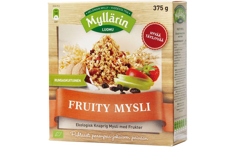 Myllärin Fruity Muesli organic 375 g – 