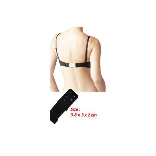 Clear Adjustable Band Shoulder Replacement Elastic Clear Bra Straps Detachable 1 Pair (w/Pin Hooks) - 15mm Extra Support