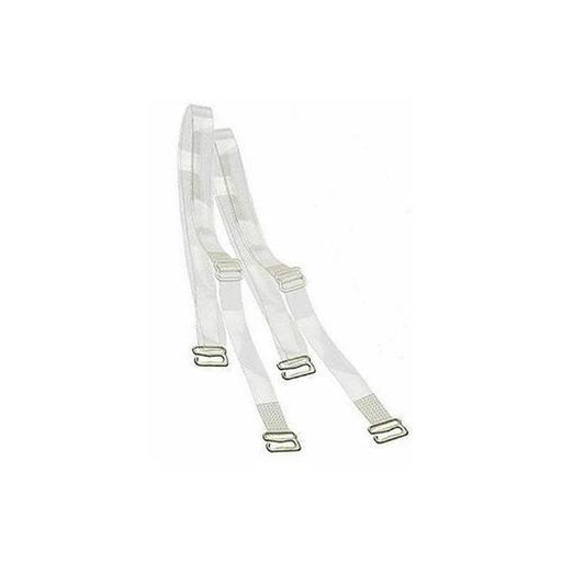 College Girl Clear Transparent Bra Straps with Metal Hooks - (Pack