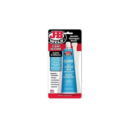 J-B Weld 31310 Clear ll-Purpose RTV Silicone Sealant and Adhesive