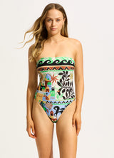 Seafolly Riviera Bustier Bra One-Piece Swimsuit  Anthropologie Japan -  Women's Clothing, Accessories & Home