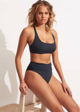  Seafolly Women's Standard DD Cup Double Wrap Front Bra Bikini  Top Swimsuit, Eco Collective True Navy, 4 : Clothing, Shoes & Jewelry