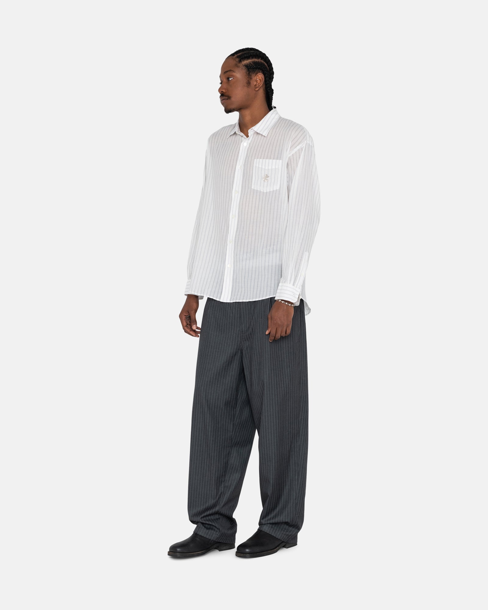 Stussy Striped Volume Pleated Trouser181-