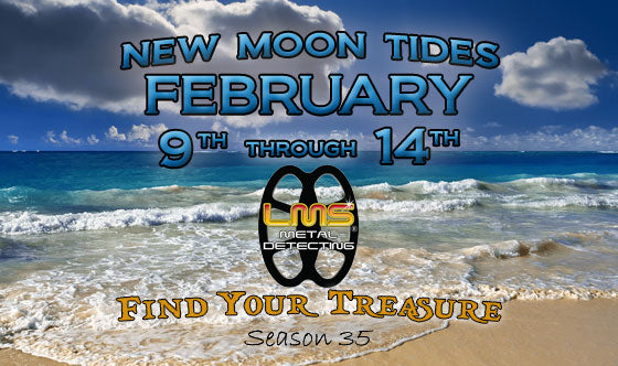 Myrtle Beach New Moon Tides | LMS Metal Detecting