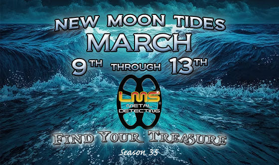 Myrtle Beach New Moon Tides | LMS Metal Detecting
