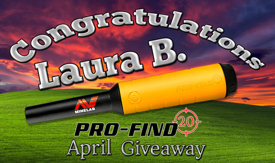 LMS Metal Detecting April Giveaway Winner